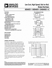 DataSheet ADA4851-4 pdf